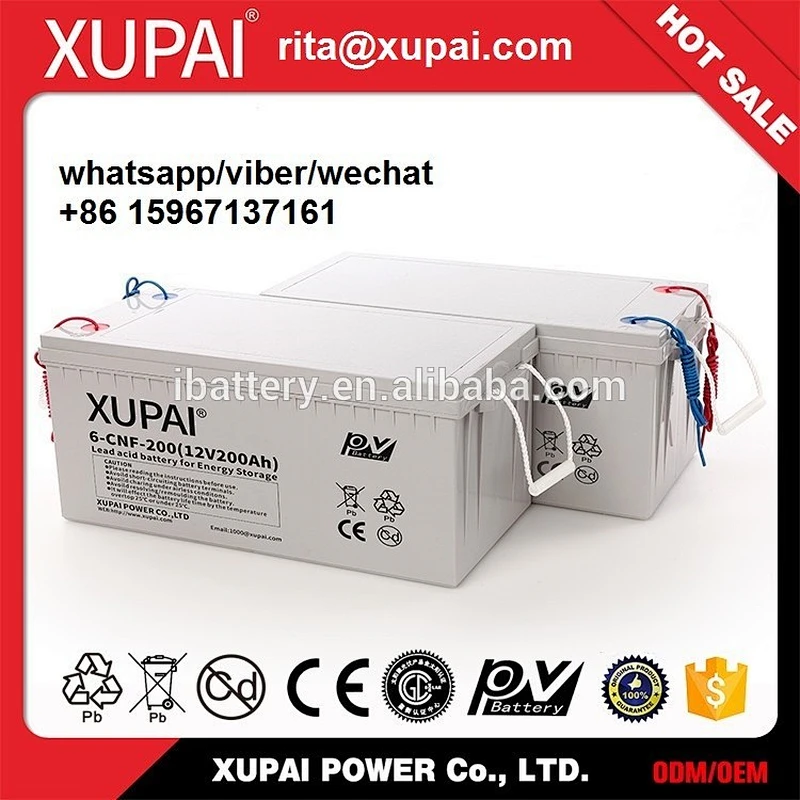 manutfacturer price 12v 200ah inverter batteries