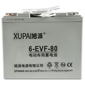 12V 80AH sealed lead acid power EVF battery for tricycle