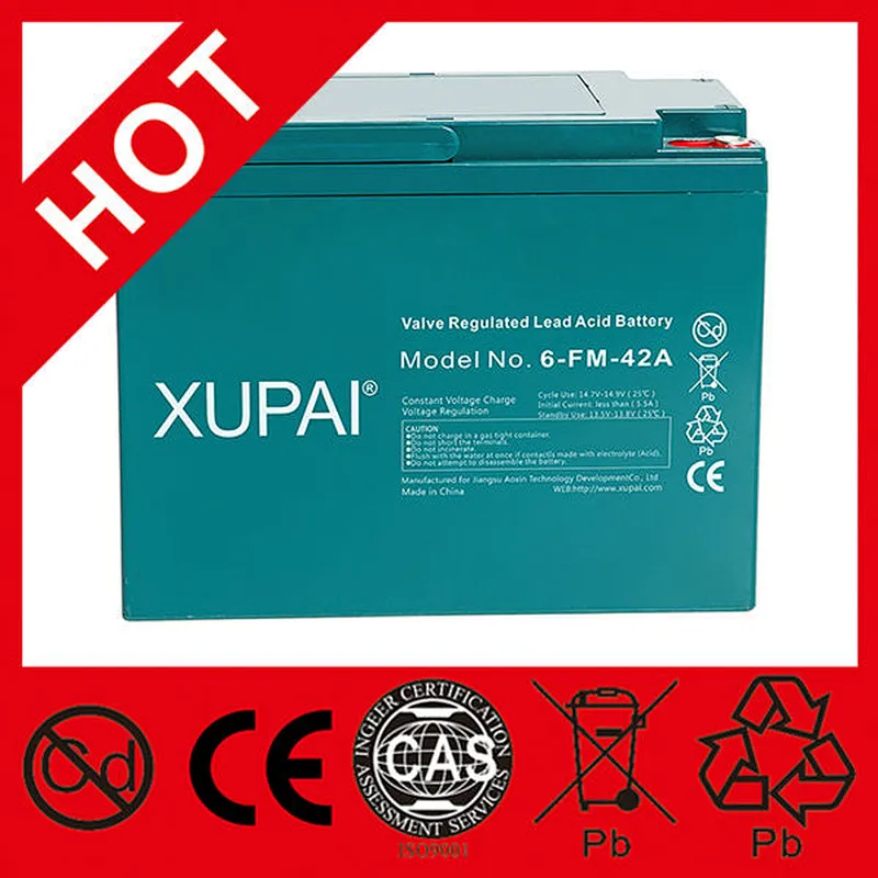 2 X XUPAI 42AH-12V (40AH) AGM MOBILITY BATTERIES - FAST DISPATCH