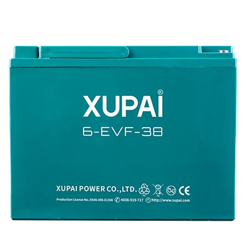 12V 38AH sealed lead acid power EVF battery for tricycle/auto rickshaw
