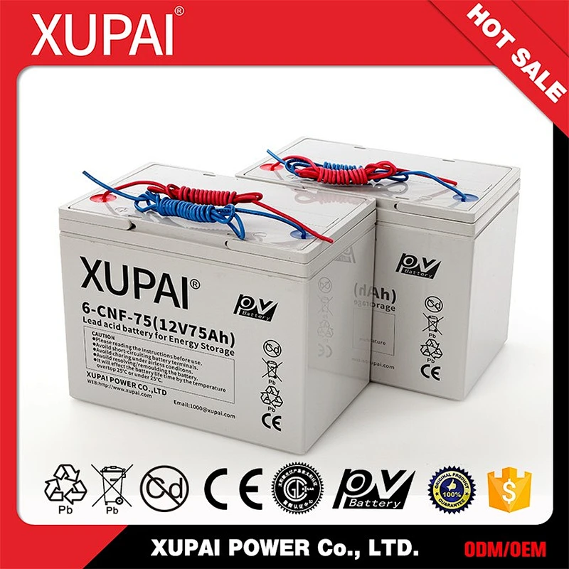 6-CNF(J)-75 12v 75ah lead acid battery solar panel battery for energy storage lowe price