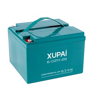 XUPAI brand On sale  Deep cycle 12V 28AH dry Lead Acid power battery 6-DZM-28 for e-scooter
