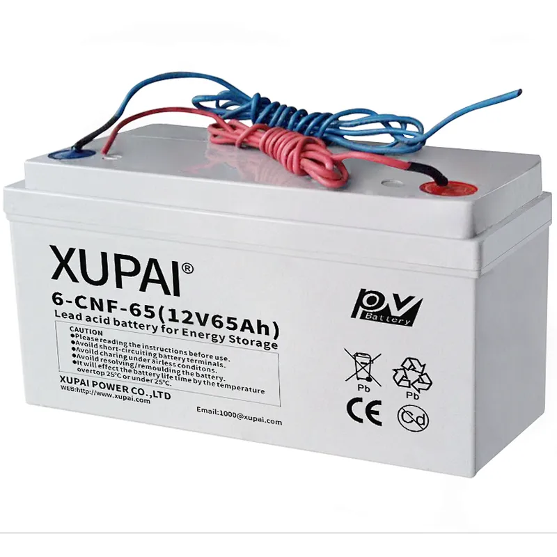 12V 65AH 6-CNF(J)-65 free maintenance Gel/ AGM/ Lead acid storage battery for solar panel