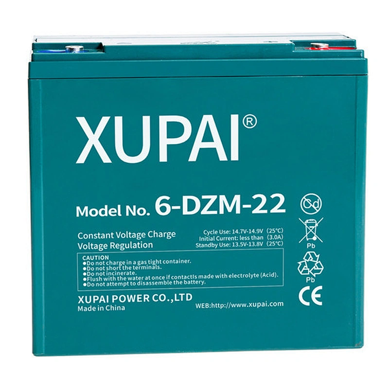 6-DZM-22 12V 22Ah XUPAI electric bike battery /e-bike battery