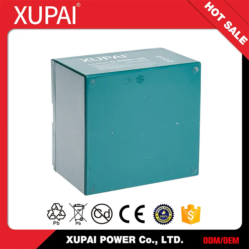 6-DZM-28 Lead Acid Battery for Electric Bike with 12v 28ah