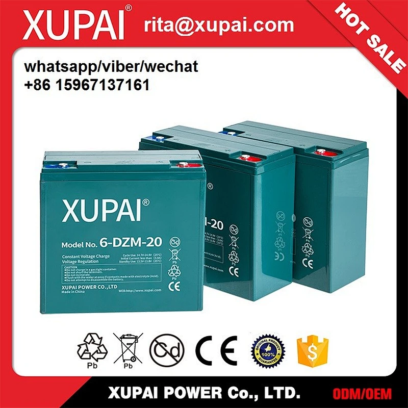 48v20ah rechargeable e-bike scooter batteries 6-dzm-20 48v lead acid battery for electric bike