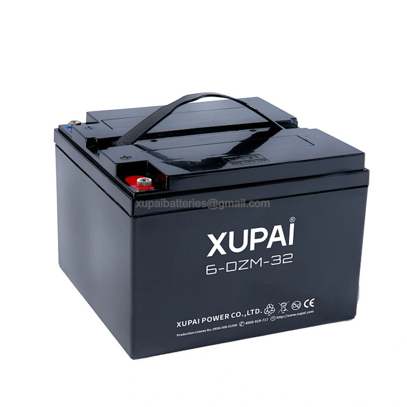 12V 32AH 6-DZM-32 sealed lead acid power battery for cargobikes