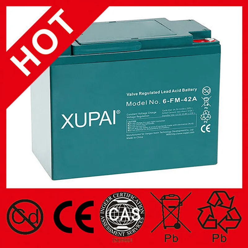 QUALITY XUPAI 12V 42AH MOBILITY SCOOTER BATTERY 6-FM-42