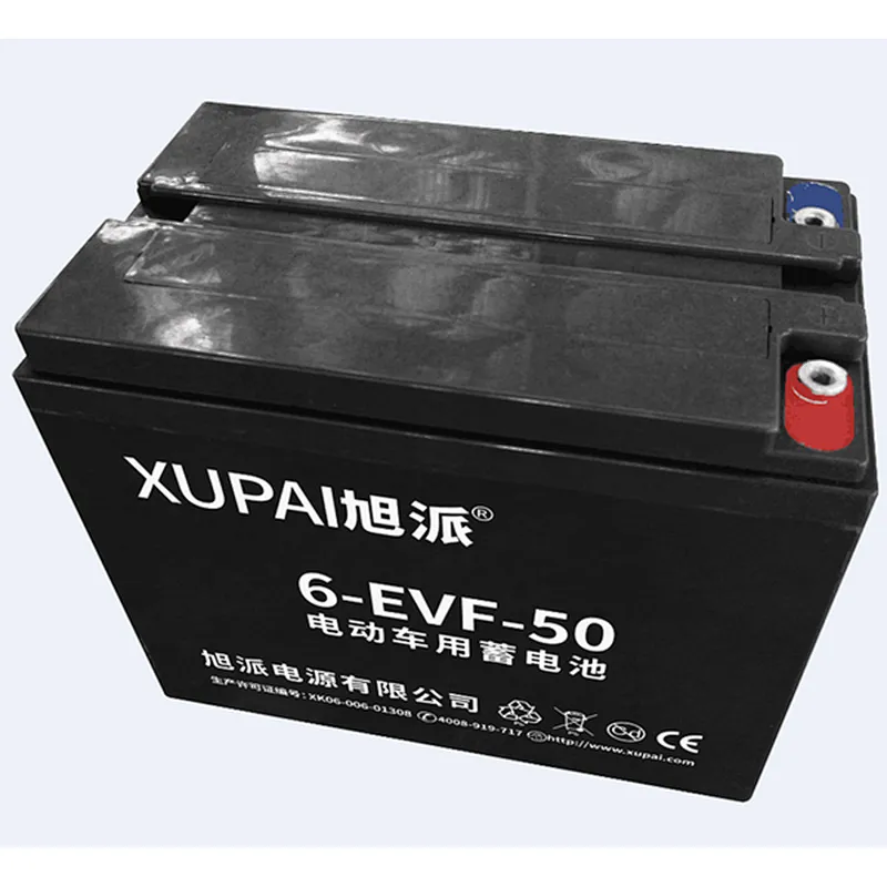 XUPAI 12V 50Ah 6-EVF-50 (3hr) electric rickshaw battery