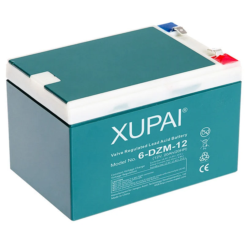 XUPAI 6dzm12 12V 12ah 6-DZM-12 Power  Battery Electric Scooter Battery 12V 12AH