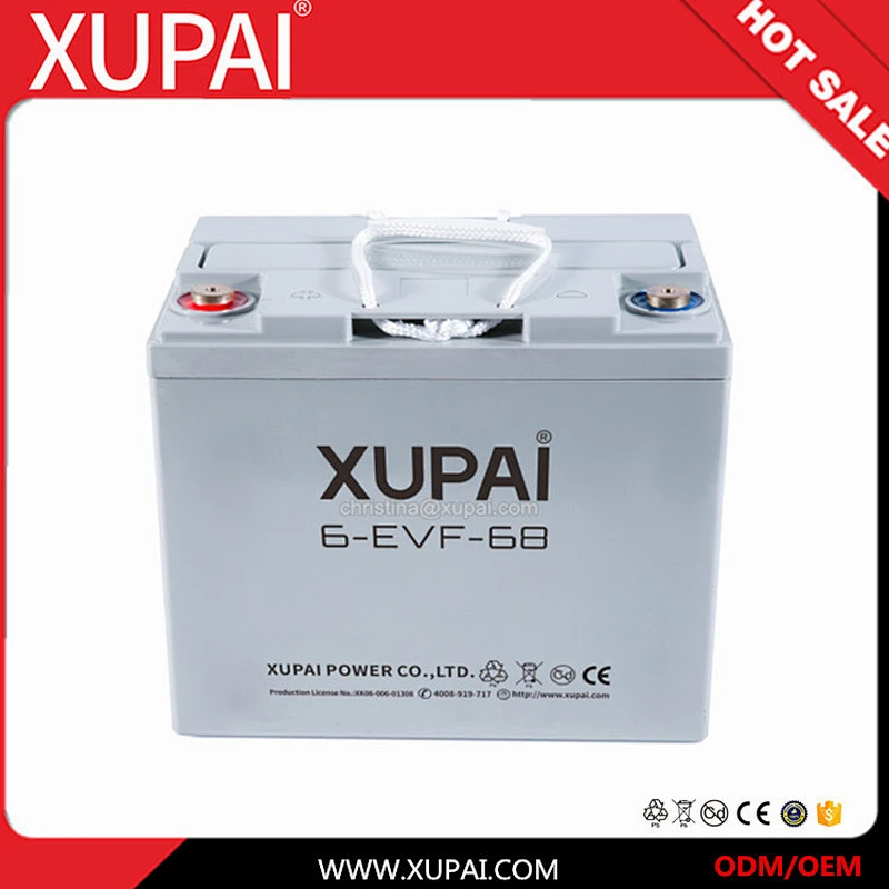 6-EVF-80 12V 80AH sealed power battery for electrical cargo car or cargo van