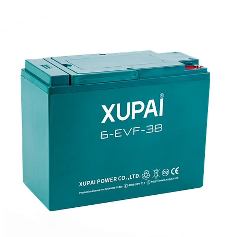On sale12V 38AH Lead Acid power battery 6-EVF-38 for e rickshaw Xupai Brand