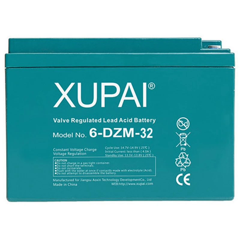 XUPAI 6-EVF-32A 12V 32AH  Batteries for electric scooter