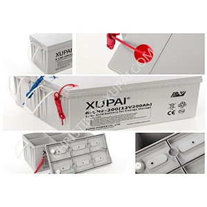 12 v 200ah 6-CNFJ-200 wind  solar battery storage