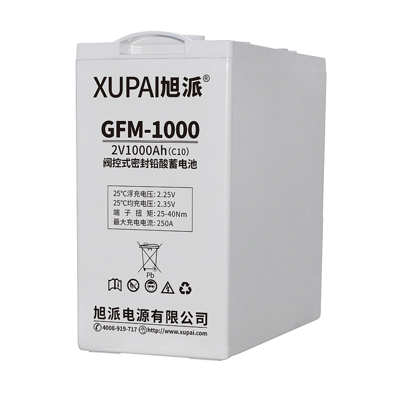 UPS GFM-1000 2V 1000AH maintenance free sealed lead acid storage rechargeable battery