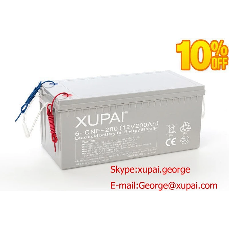 Bateria solar 12 v Made in China L520*W240*H220MM 6-CNFJ-200