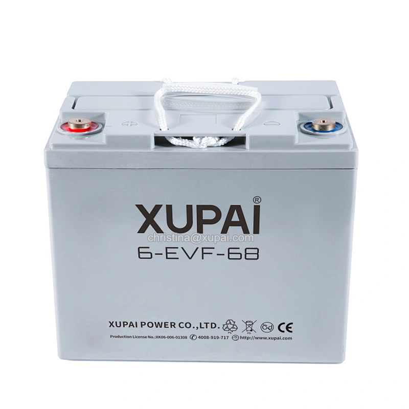 6-EVF-80 12V 80AH sealed power battery for electrical cargo car or cargo van