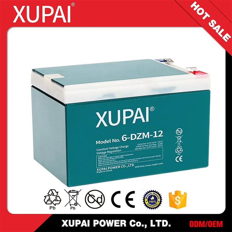 6-DZM-12 Electric Bike Battery Lead Acid Battery 12V 12ah