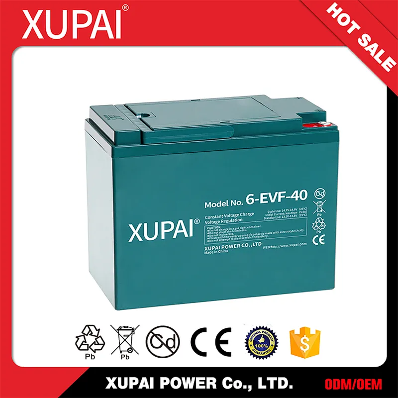 6-EVF-40 Electric Car Battery Pack 48V 12V 40AH