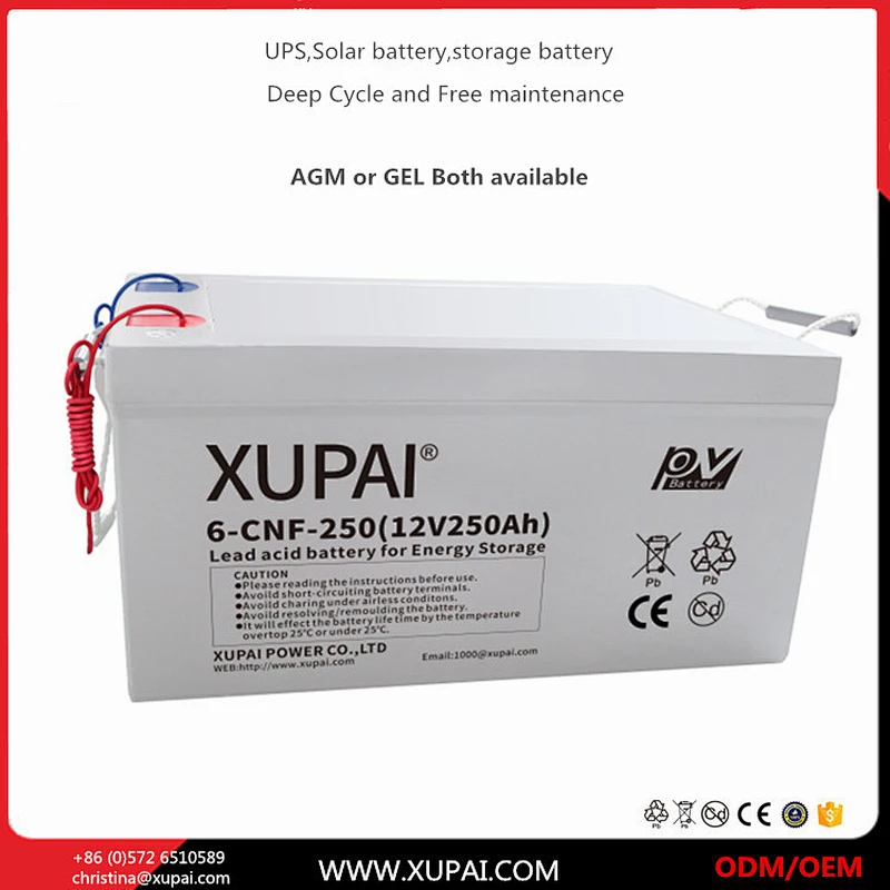 12V 50AH 6-CNF(J)-50 free maintenance GEL battery for solar panel