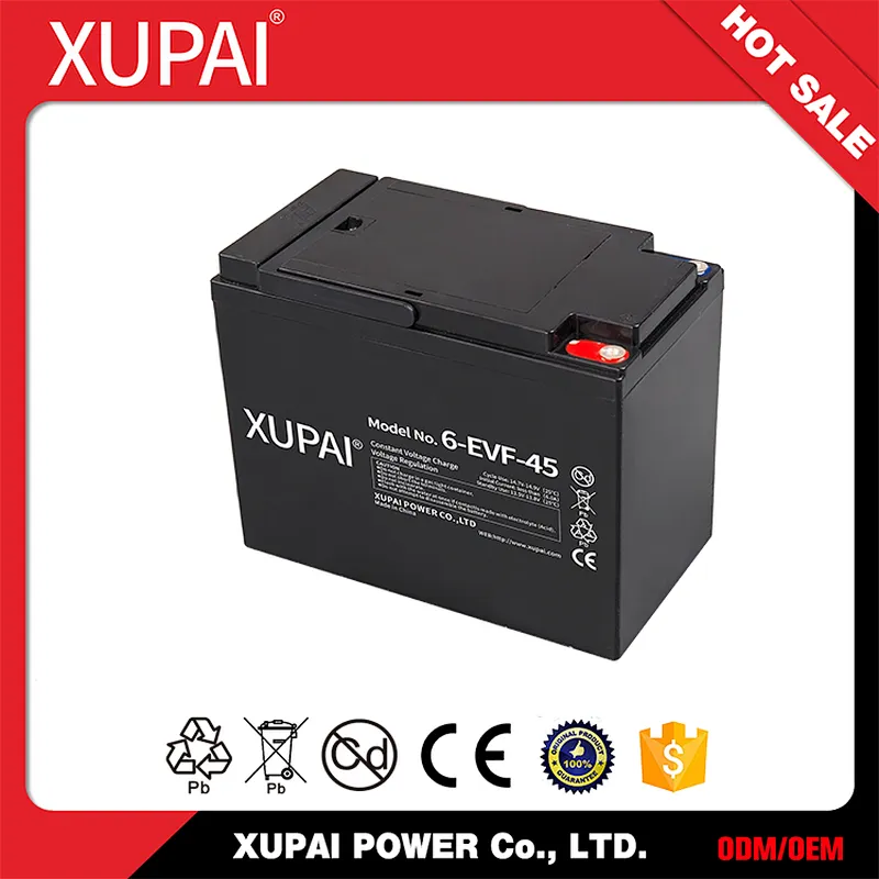 Cheapest 12V 45ah lithium polymer recharge battery lithium ion deep cycle battery