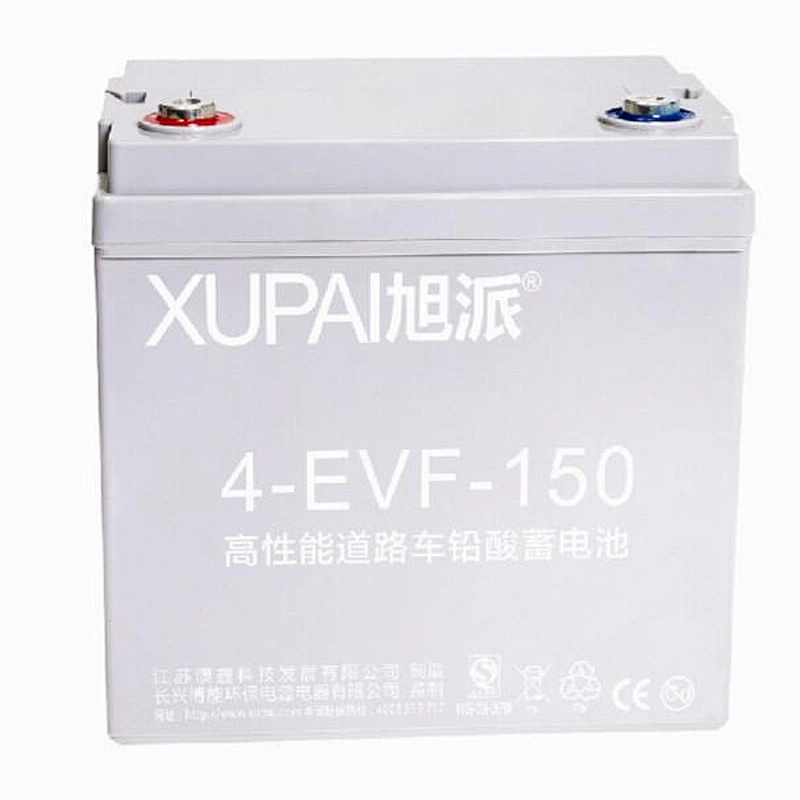 High Power  Golf Car Battery 4-EVF-150 XuPai Batteries 8V 150AH L260*W180*H280MM Made in China