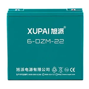 12V 22AH sealed lead acid power DZM battery for tricycle/bicycle