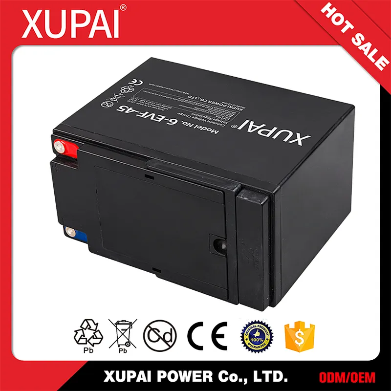 Cheapest 12V 45ah lithium polymer recharge battery lithium ion deep cycle battery