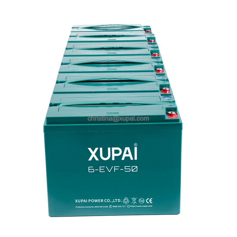 12V 50AH deepcycle power battery for electrical sightseeing mini bus