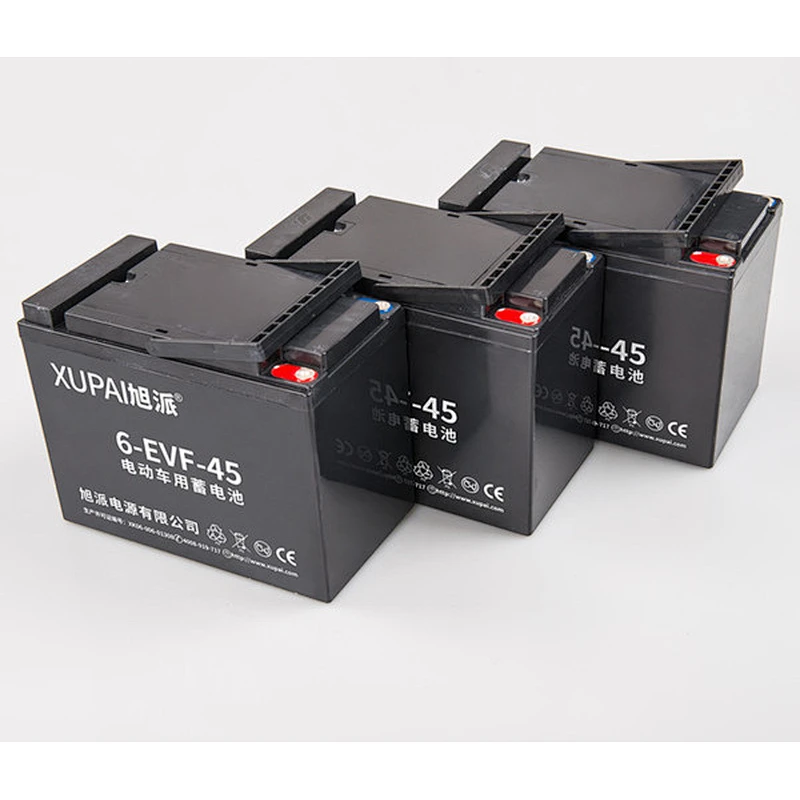 XUPAI 12V 45Ah 6-EVF-45 (3hr) electric tricycle battery