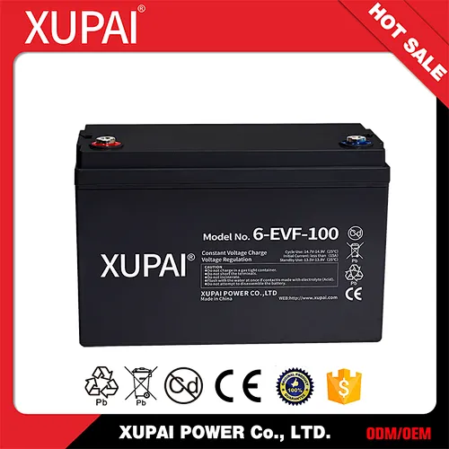 6-EVF-100 12V 100AH Agm Storage Battery Pack For Car