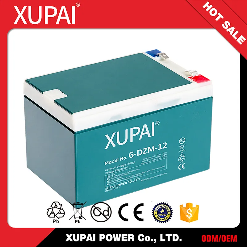 6-DZM-12 Electric Bike Battery Lead Acid Battery 12V 12ah