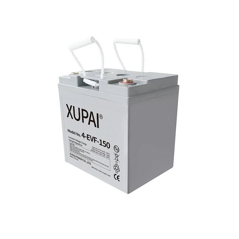 High Power  Golf Car Battery 4-EVF-150 XuPai Batteries 8V 150AH L260*W180*H280MM Made in China