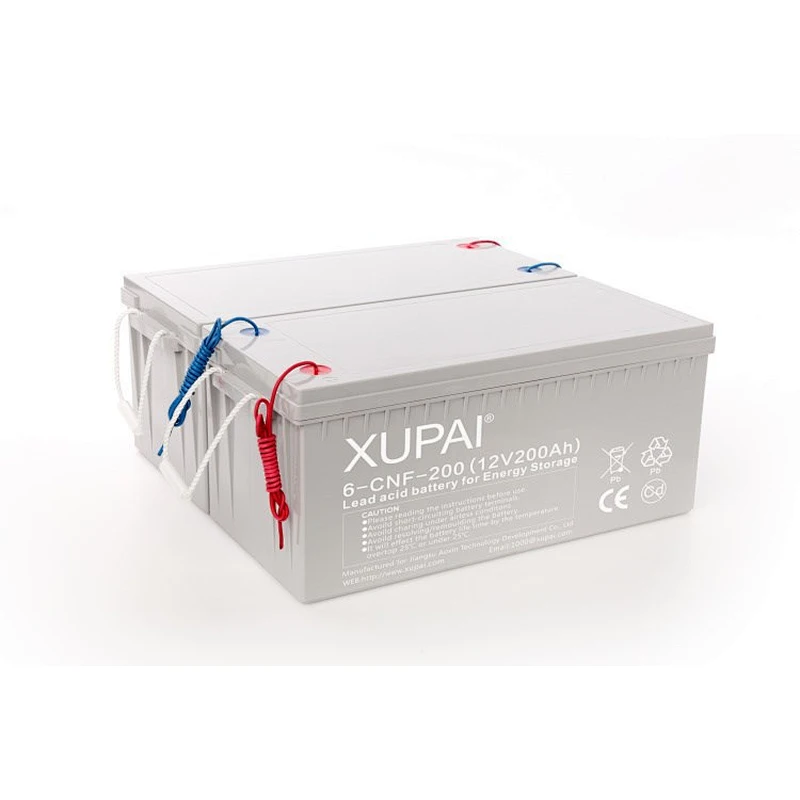 Good quality 12V 200Ah Stationary Batteries solar power battery deep cycle