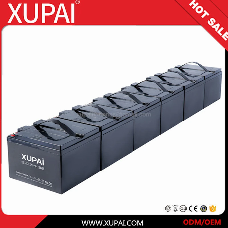 12V 32AH 6-DZM-32 sealed lead acid power battery for cargobikes