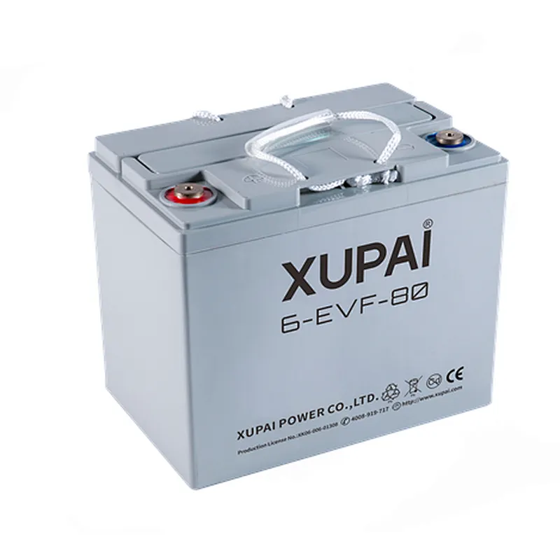 12V 80AH Lead Acid power battery 6-EVF-80 for forklift Sounth America Market