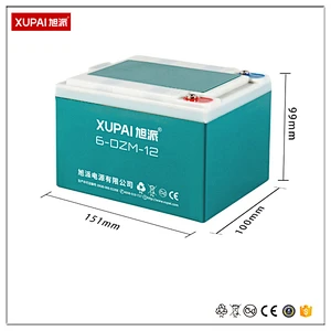 Durable Absorbed Glass-Mat AGM Lead Acid power battery of 6-DZM-12 for Ebike