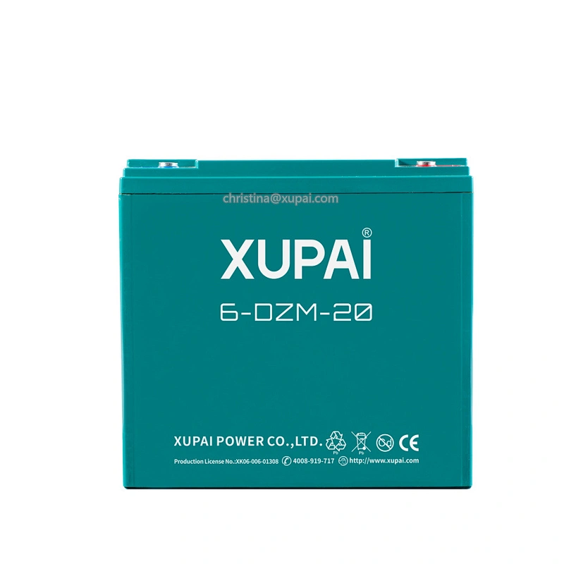 XUPAI 20AH SLA deep cycle battery in China for all kinds of electric bike