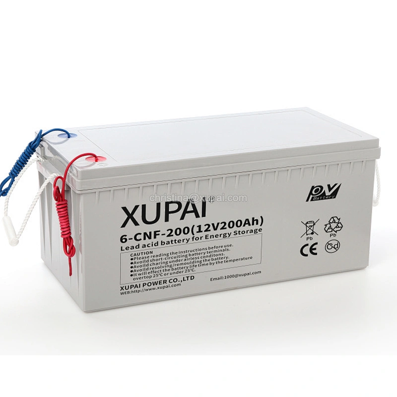 XUPAI Solar batteries 12V 200Ah for wind system