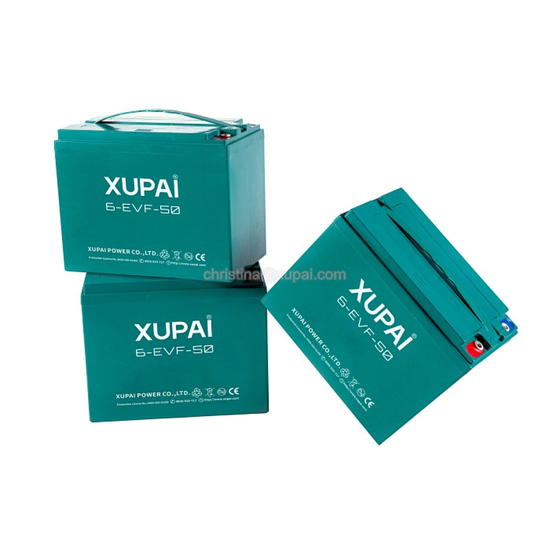 12V 50AH deepcycle power battery for electrical sightseeing mini bus