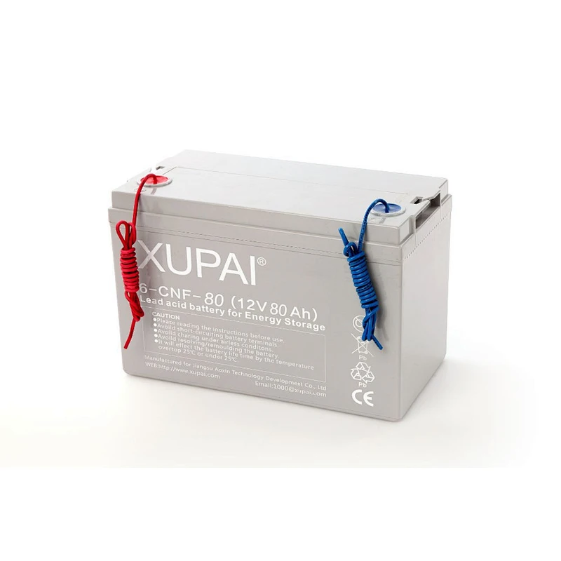 XUPAI 12v 80ah solar battery lead acid type