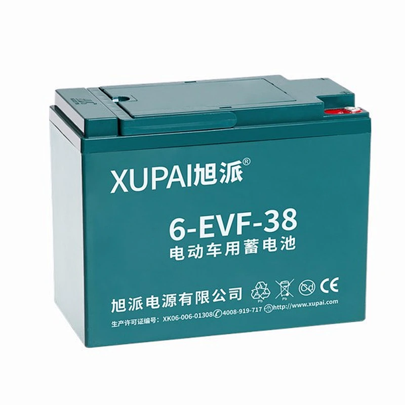 XUPAI deep cycle Battery 6-EVF-38 38Ah Batteries for E-bike