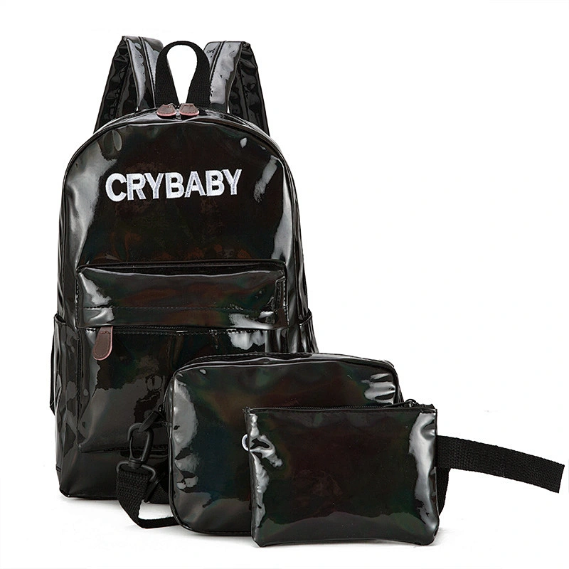 Wholesale Design Dora Pink Color Polyester Student Girls School Bag With Small Tote Bag