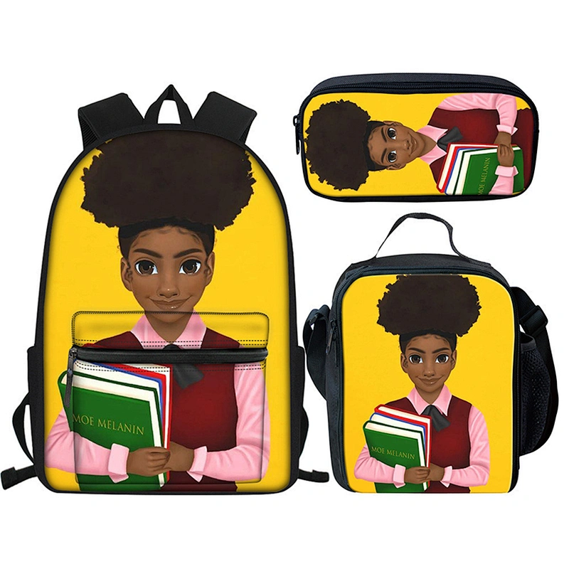 Black Queen African American Girl 2020 School Bags Teenagers Girls School Backpack Children Schoolbag Kids Bags for boys girls