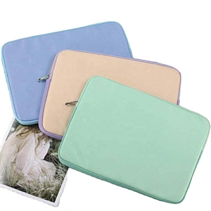 Hot-selling Multi-colored Customized LOGO and Super Thin Laptop Bag with texture PU Material Inner Bag Digital Storage Bag