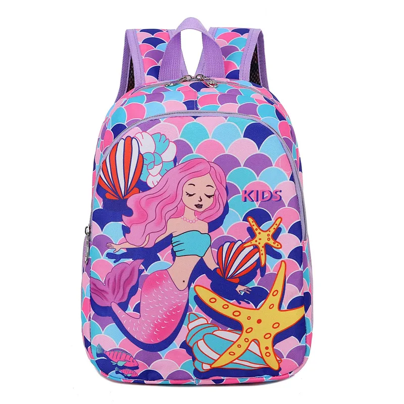 Custom Logo Kindergarten Backpack Polyester Cheap Promotion Kids School Bags