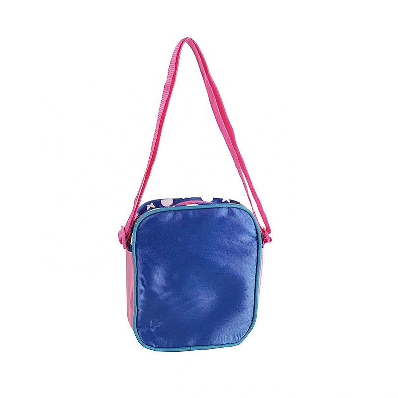 Polyester Custom Girls OEM Customized Logo Cartoon Pattern  messenger travel Shoulder Bag ladies fashion handbags for girls