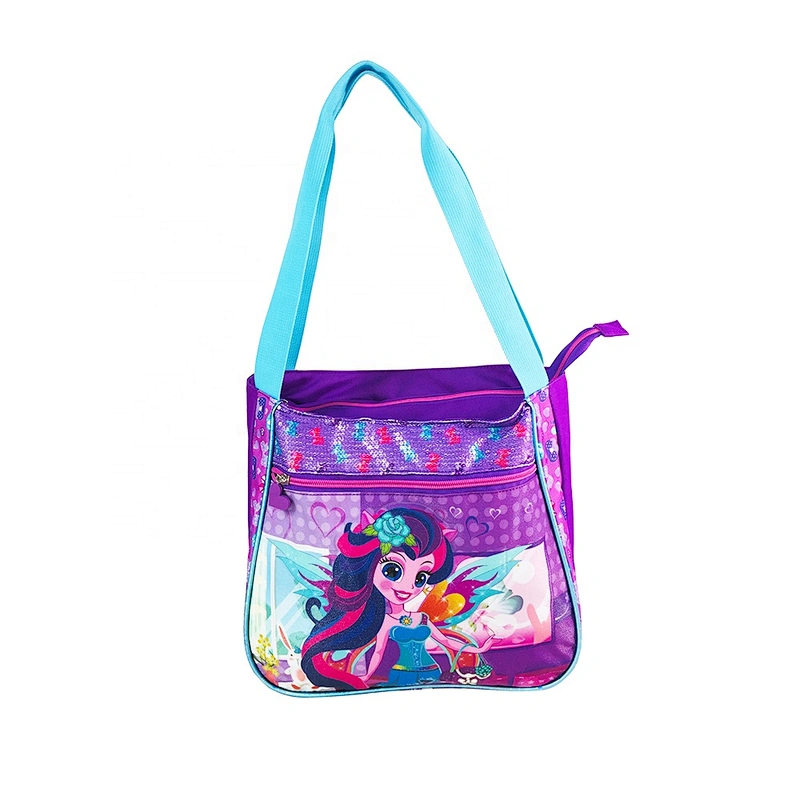 OEM fashion Girls Fashion school Customized Logo Style Hand bag tote bags with custom printed logo tote bag polyester