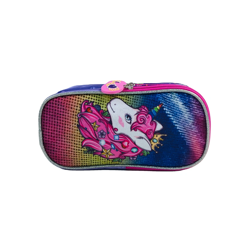 Novelty Mermaid Office supply custom Holographic Pencil case bag School Pencil case for girl