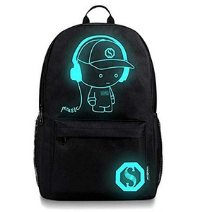 Anti-thief Nightlight Children School Backpack Anime Book Bag Luminous Backpack School Bag For Boy Girl Student Schoolbag